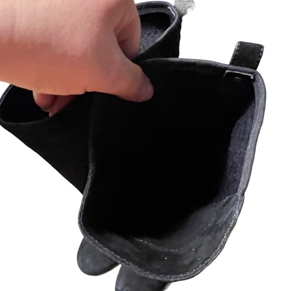 Vince Camuto Signature Black Suede Knee Boots size 7 37 - Picture 6 of 9
